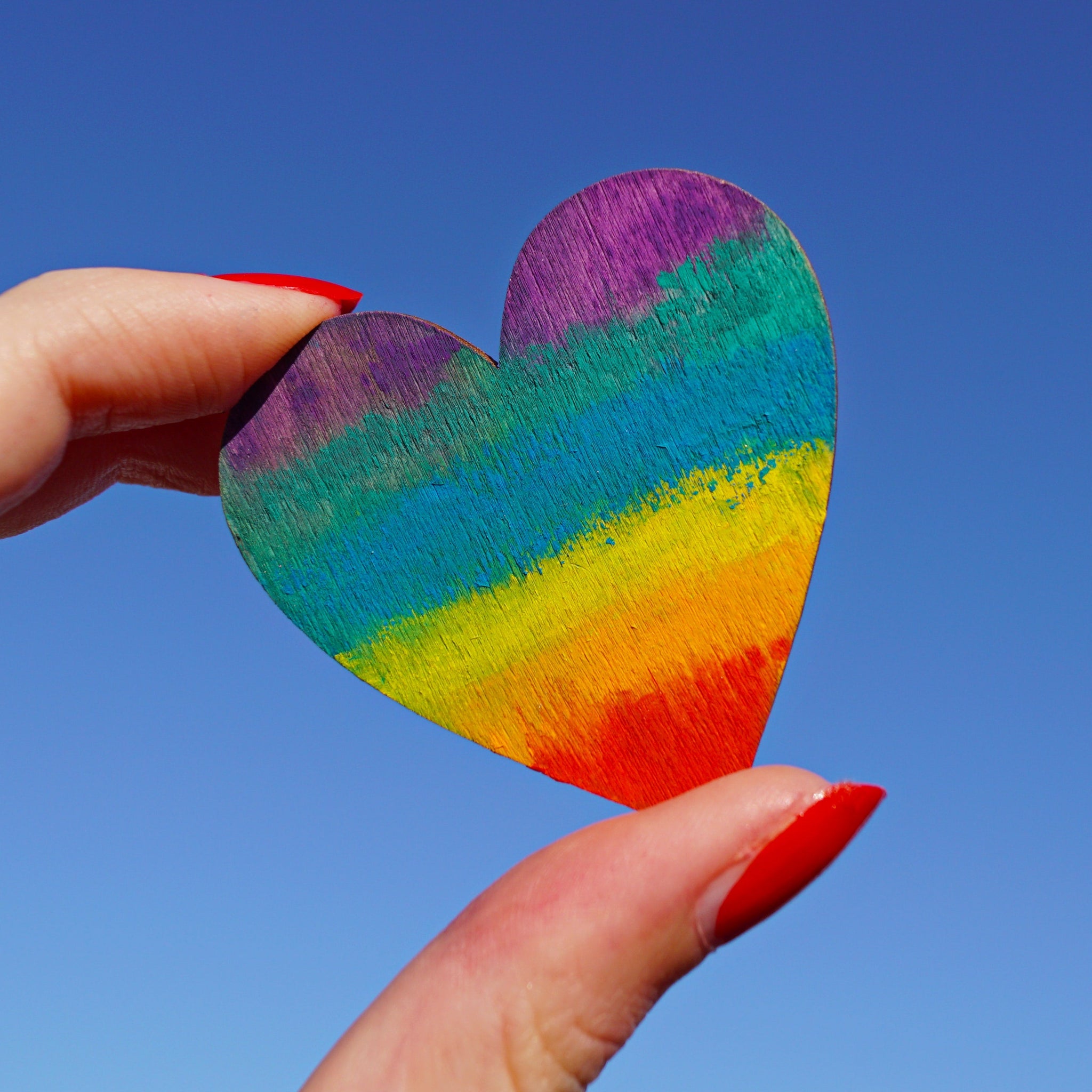 Rainbow heart