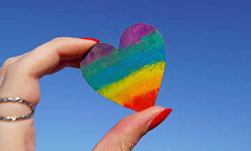 Rainbow heart